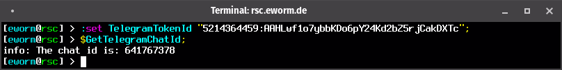 get chat id